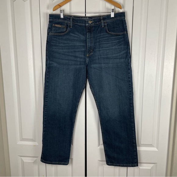 Wrangler Other - Wrangler Jeans Men’s 38x29 Blue Denim Advance Comfort Straight Stretch Casual